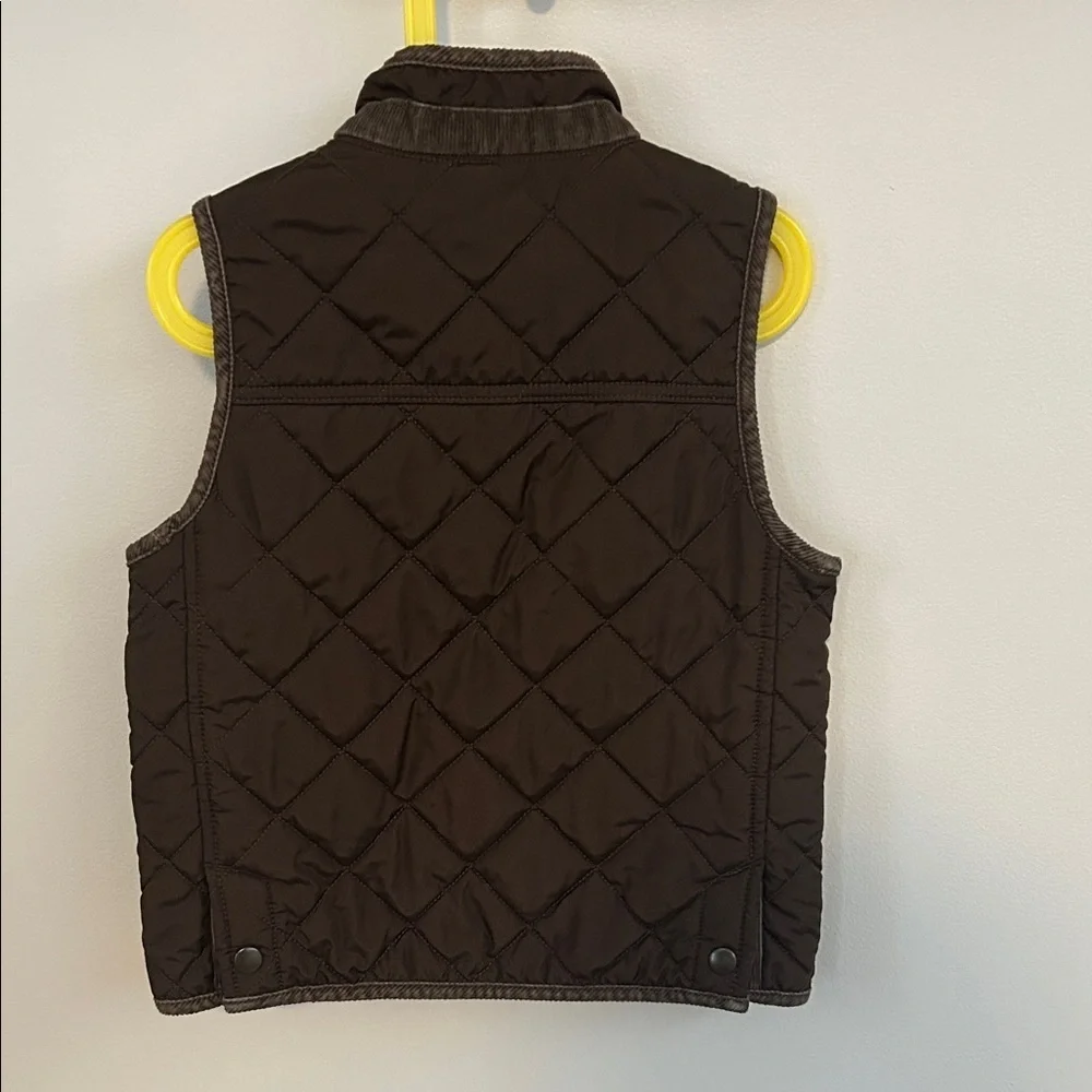 Gap Kids Quilted Brown Vest - Lightweight Layering size 5